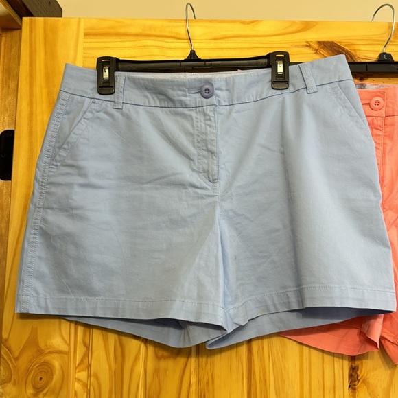 Crown & Ivy caroline shorts pink and blue size 12 - Picture 3 of 5